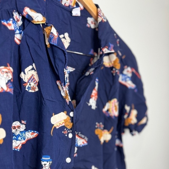Old Navy Blue Dog Print Women’s Pajama Set (Small) - Picture 5 of 8
